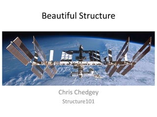 Beautiful Structure
Chris Chedgey
Structure101
 