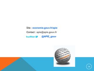 14
Site : economie.gouv.fr/apie
Contact : apie@apie.gouv.fr
@APIE_gouv
 