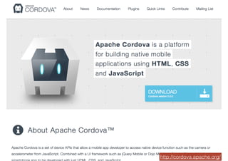 AlleRechteliegenbeiPeterHecker.Vervielfältigungistnichterlaubt.
http://cordova.apache.org/
 