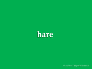 max brockbank | @biginSEO | Visibility IQ
 
