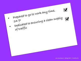 max brockbank | @biginSEO | Visibility IQ
 