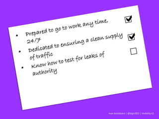 max brockbank | @biginSEO | Visibility IQ
 