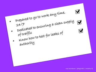 max brockbank | @biginSEO | Visibility IQ
 