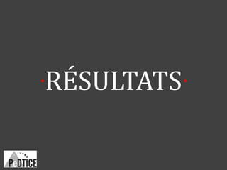 RÉSULTATS
 