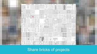 Share bricks of projects
Credit : @ecdm
 