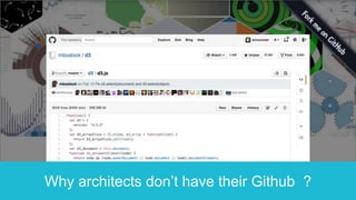Why architects don’t have their Github ?
 
