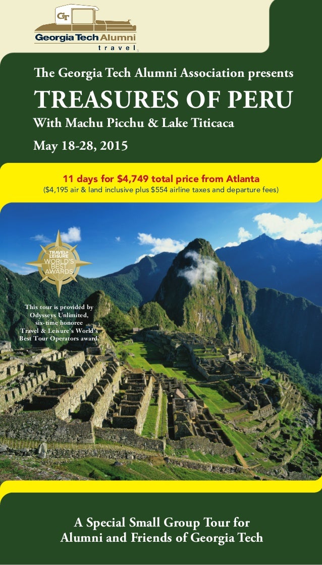 peru travel brochures