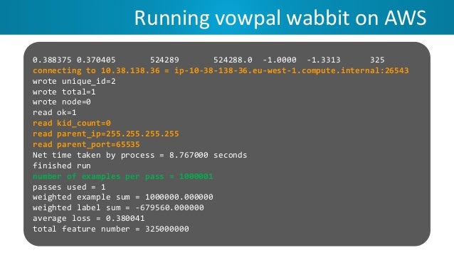 vowpal wabbit