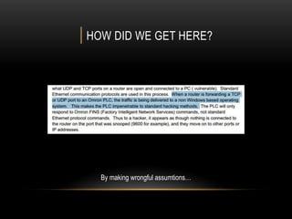 | HOW DID WE GET HERE?
By being lazy…
 