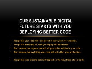 | HOW CAN WE AVOID THIS?
We can – and should – educate ourselves, and do better.
 