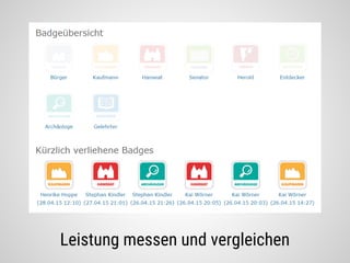 Leistung messen und vergleichen
 