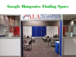 Google Hangouts: Finding Space
 