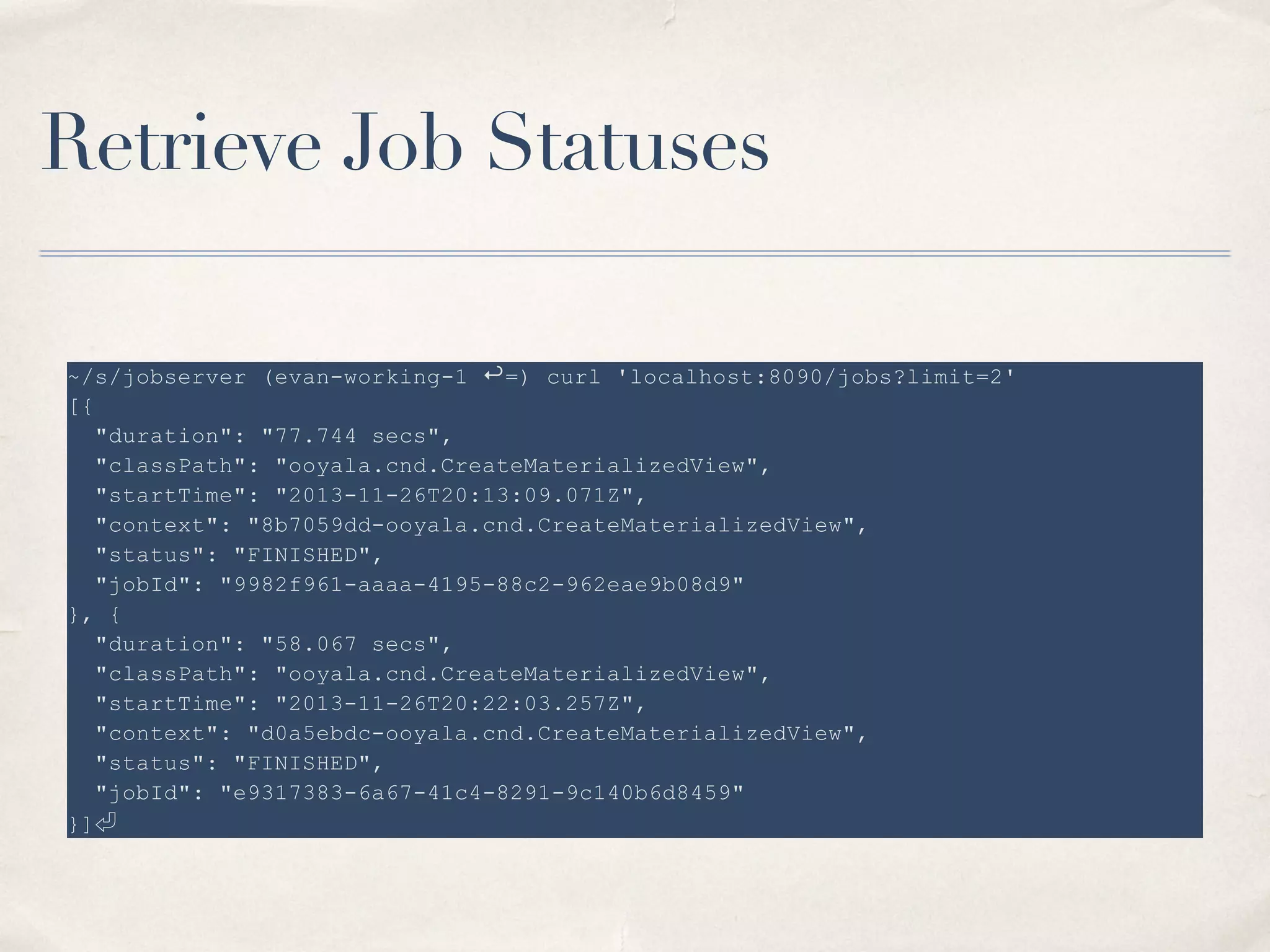 Spark Job Server -Why
• Spark as a service
• Share Spark across the Enterprise
• HTTPS and LDAP Authentication
• Enterprises - easy integration with other teams, any language
• Share in-memory RDDs across logical jobs
• Low-latency queries
38
 