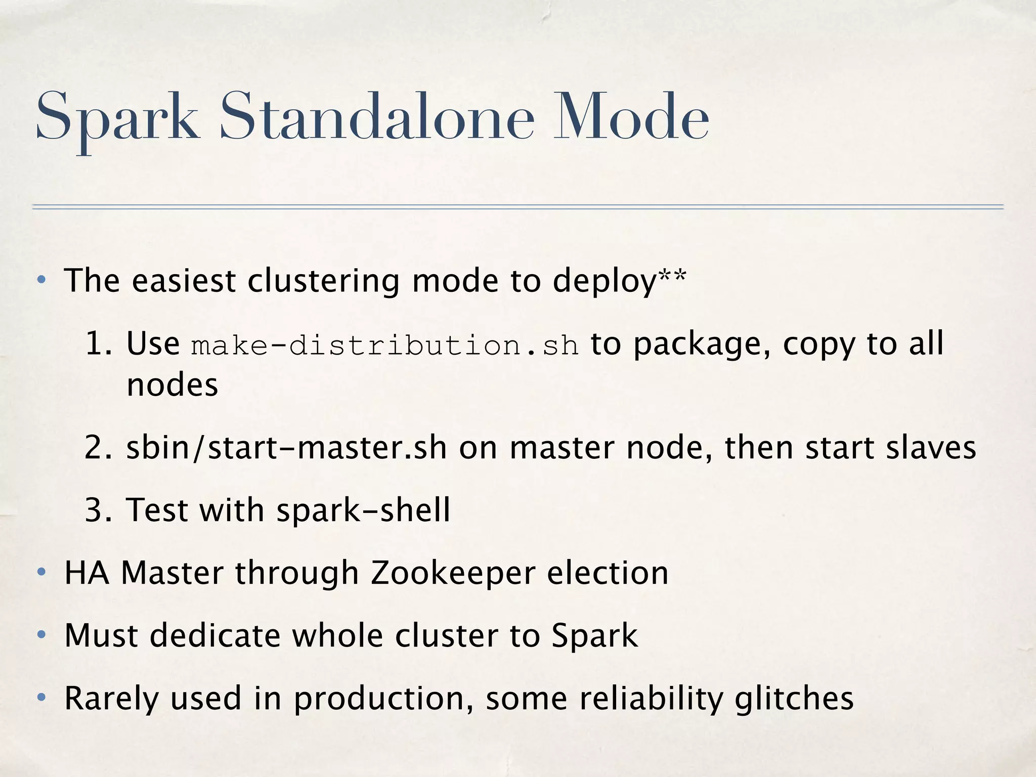 BasicTerminology
• The Spark documentation is really quite good.
7
 