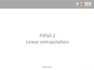 Pi2all	
  2	
  
Linear	
  extrapola/on	
  
12	
  #AxxesCC	
  
 
