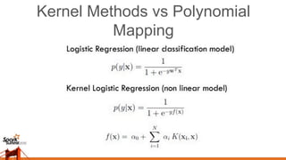 Kernel Methods vs Polynomial
Mapping
 