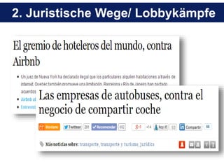 2. Juristische Wege/ Lobbykämpfe
 