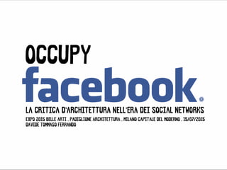 Occupy Facebook