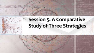 Session 5. A Comparative
Study of Three Strategies
 