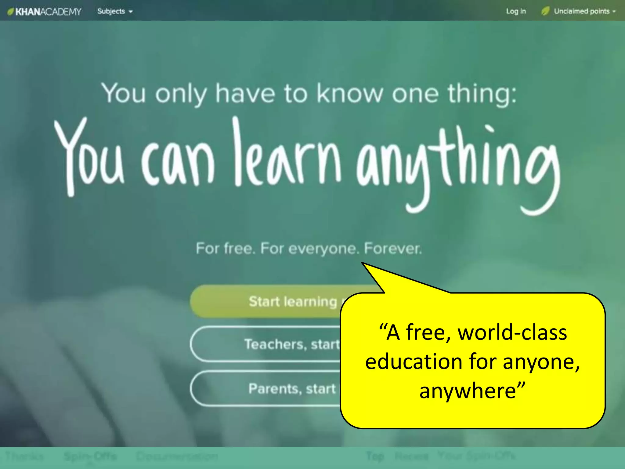 2. Khan Academy
 