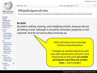 John Nakamura Remy CC-BY-SA https://flic.kr/p/6fzA3A
“…one day, the artist steps up and asks for
something.
And if the ground has been fertilized
enough, the audience says, without
hesitation:
Of course.
But it isn't magic.
That first part can take years.
Decades.
A lot of misunderstanding about crowd
funding stems from missing this point: if
somebody hasn't been watching you farm,
suddenly sees the fruits of the labor, and
thinks that maybe it all happened by
magic, it can be painful.”
Her crowdfunding success
came as a result of a years
of small acts of total
commitment to her fans
Amanda Palmer, The Art of Asking
Years of total commitment to her fans
 