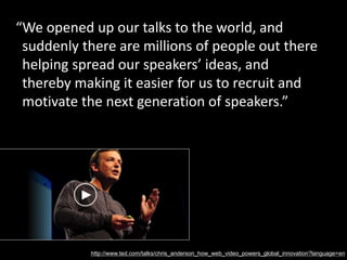 Image: http://www.wired.com/2010/03/0325wikiwikiweb-first-wiki/
But Wikis let
everyone contribute
In 1995 "…With a few hundred lines of
Perl code, Ward [Cunningham] was able
to create a site where it was easy to edit
the very pages people were browsing.”
“It was an amazing conception:
the Web with write permissions,
just like Tim Berners-Lee always
wanted.”
Quotes: Andrew Lih, The Wikipedia Revolution
 