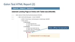 Galen Test HTML Report (2)
Klick öffnet Screenshot
 