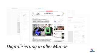 Digitalisierung in aller Munde
 