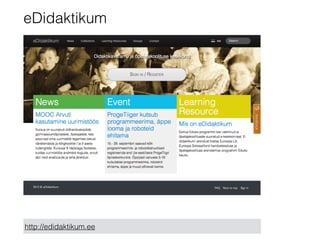 eDidaktikum
http://edidaktikum.ee
 