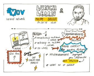 VOV lunch & learn september sketchnote Philippe-bailleur