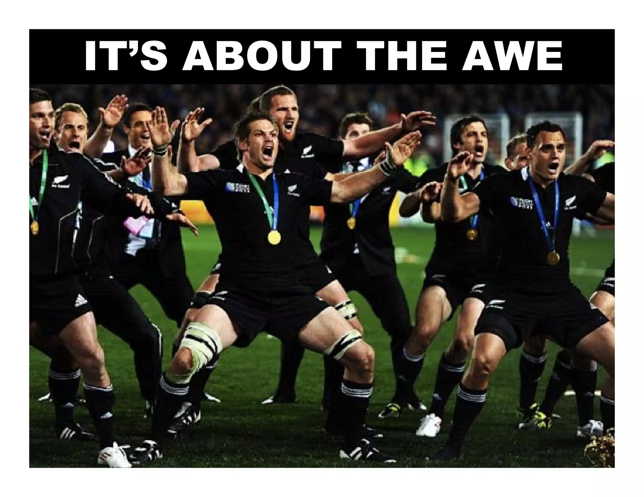 Presn © A Mendiratta 2015
IT’S ABOUT THE AWE
 