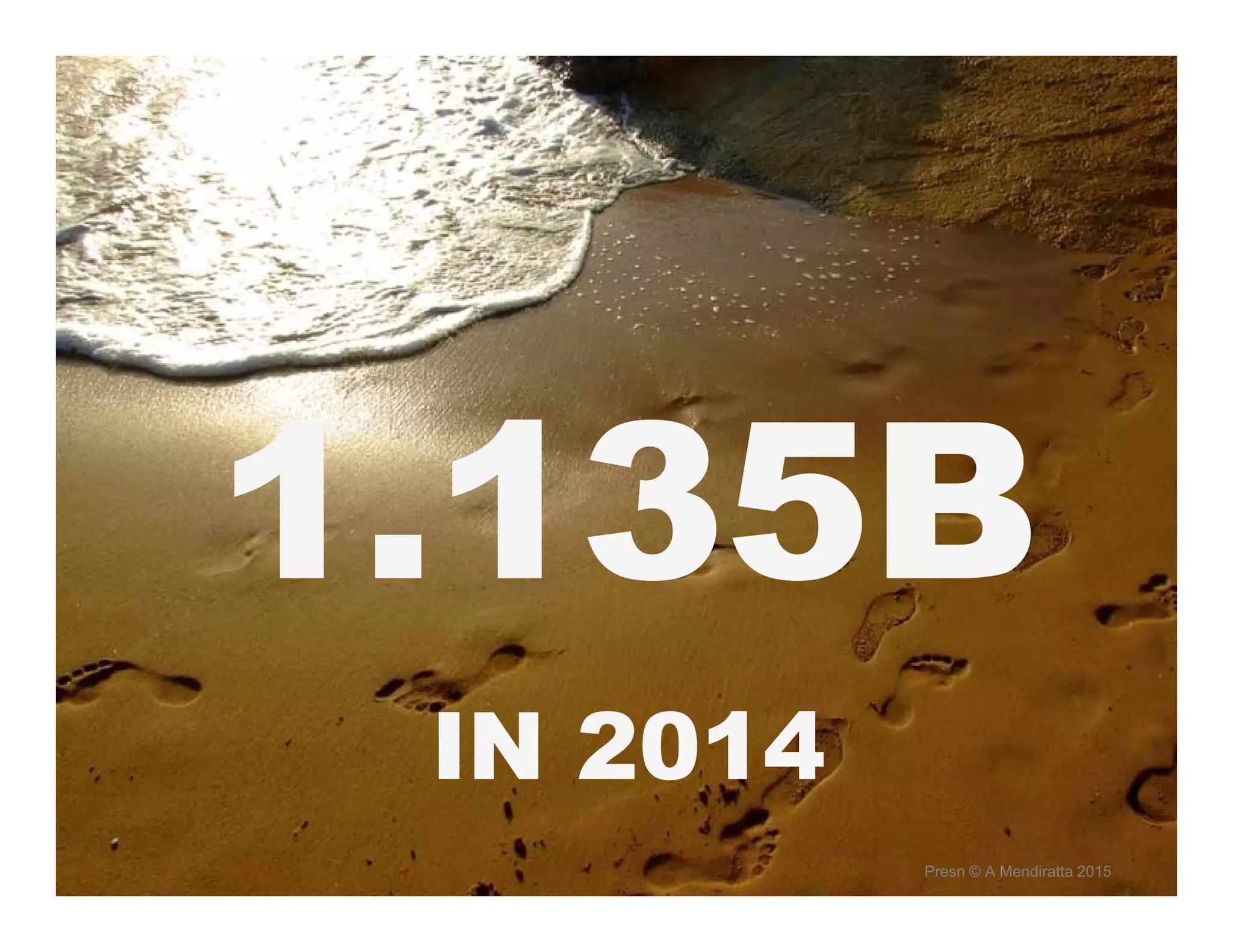 IN 2014
Presn © A Mendiratta 2015
 