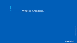 What is Amadeus?
!
©2014AmadeusITGroupSA
 