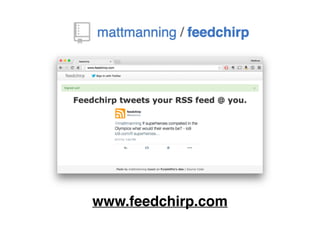 www.feedchirp.com
 