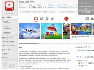 Confidential l Property of App Annie l Do Not Disclose l © App Annie 2014
43
[Entertainment]
今年2月米国先行
リリース
両親が視聴時間を設
定できる機能
 
