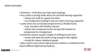 Flexibile vs. Rigid Couplings PDF
