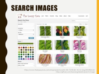 SEARCH IMAGES
https://www.theloopyewe.com/shop/search/cd/0-100~75-90-50~18-12-12/g/59A9BAC5/
https://github.com/kzwang/elasticsearch-image
 