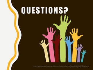 QUESTIONS?
http://dolhomeschoolcenter.com/wp-content/uploads/2013/02/FAQ.png
 