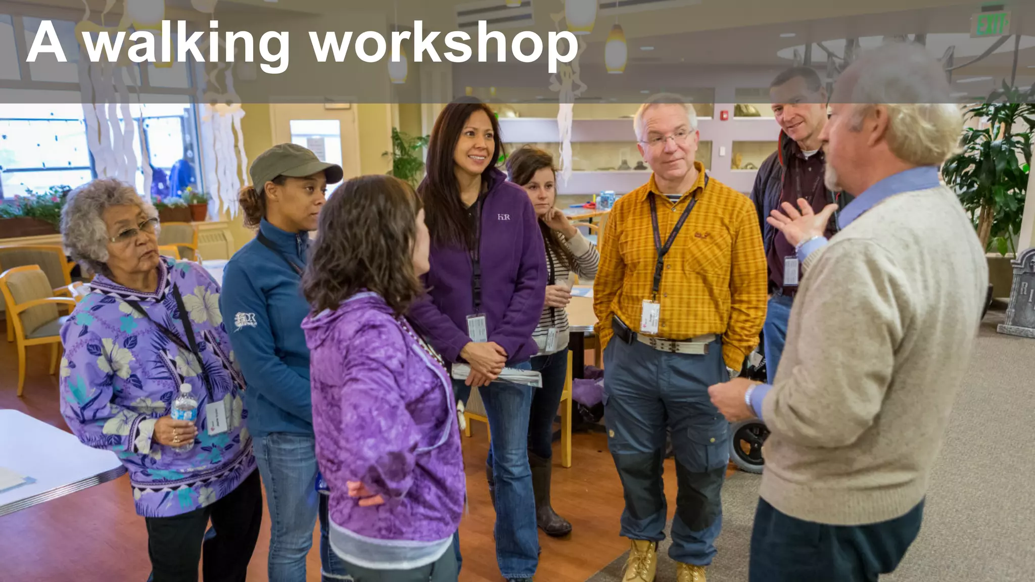 A walking workshop