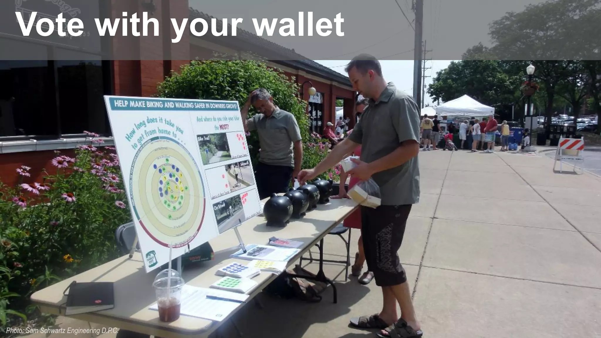 Vote with your wallet
Photo: Sam Schwartz Engineering D.P.C.