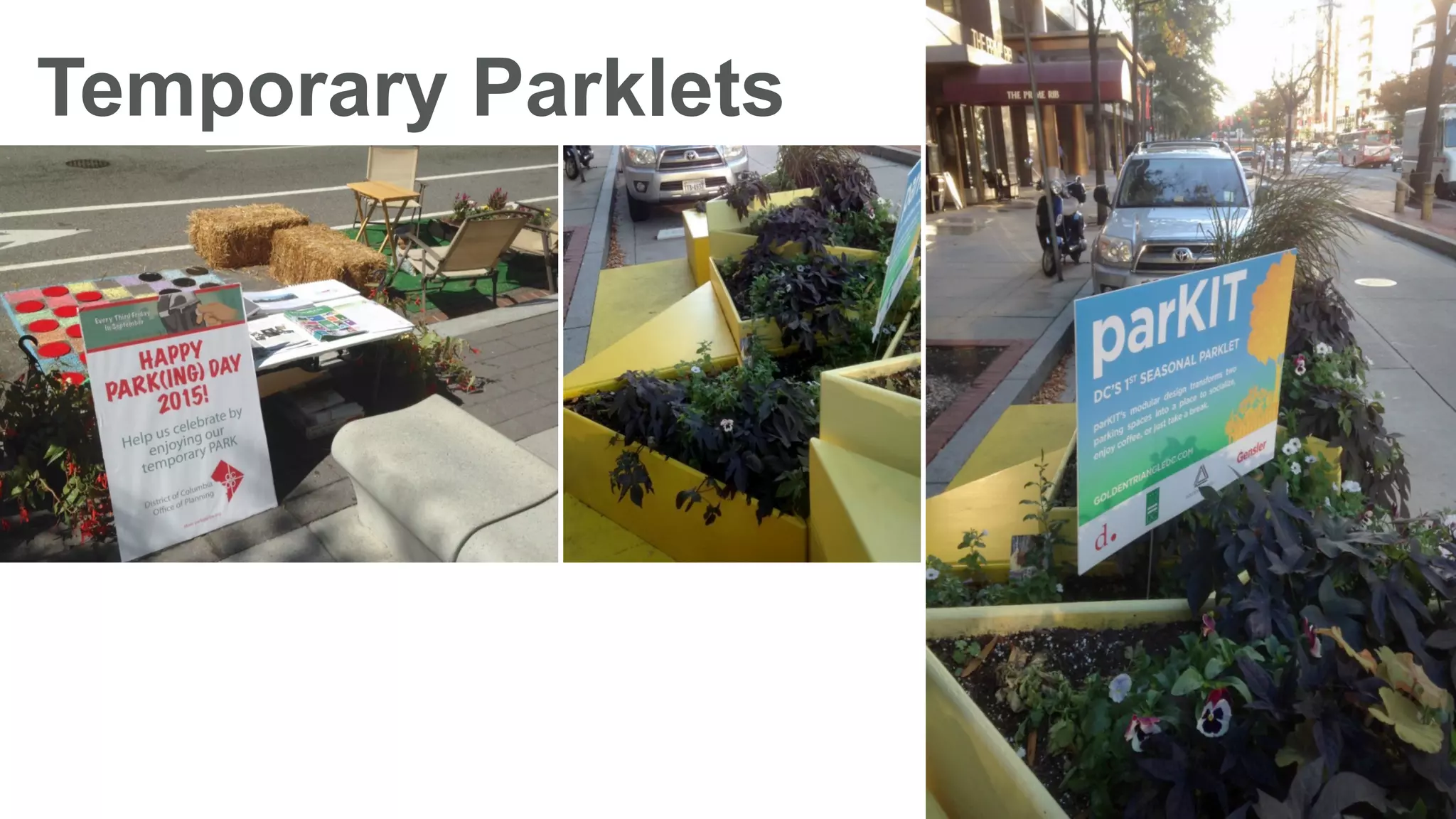 Temporary Parklets