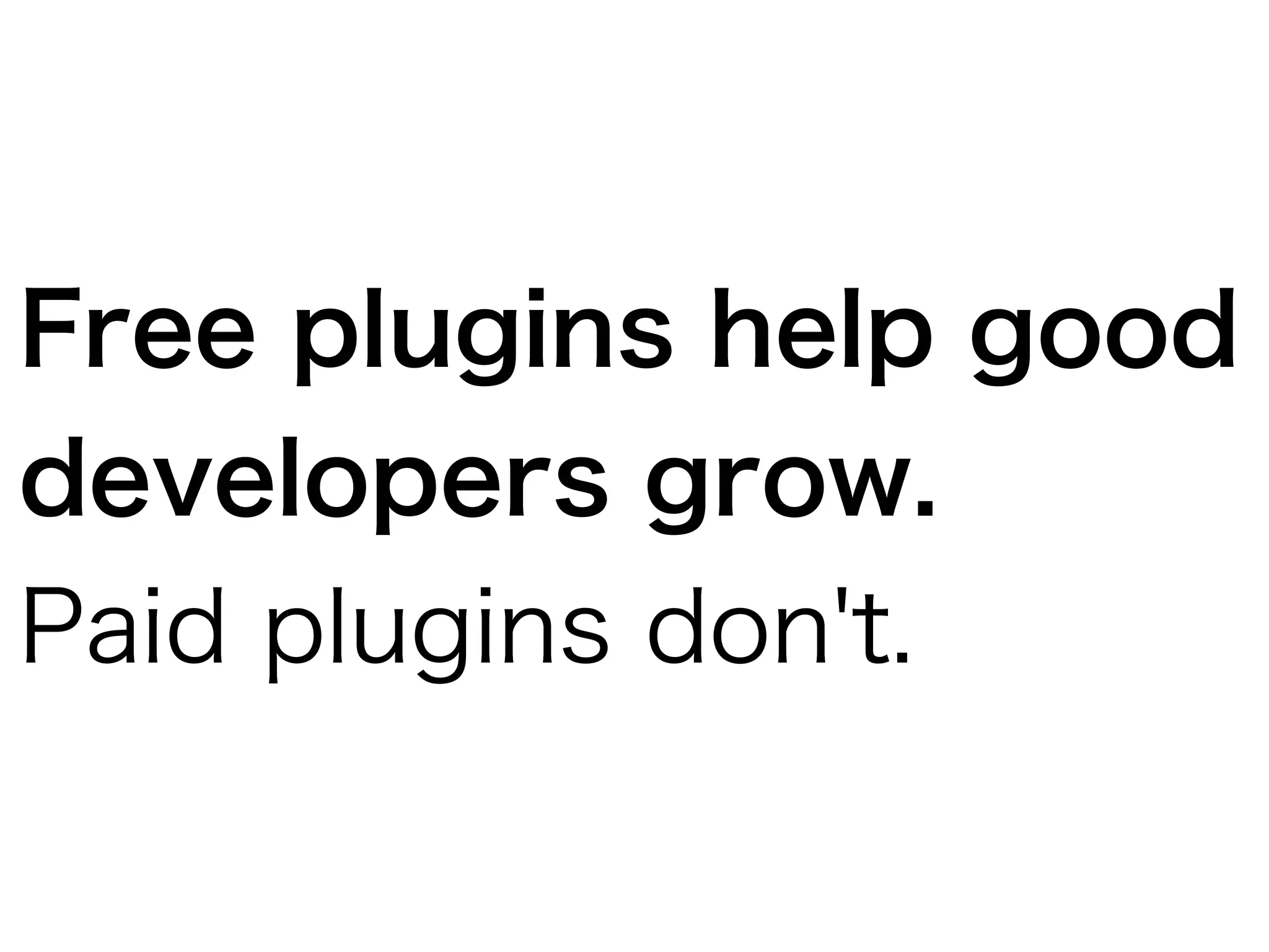 Why We Should Choose Free Plugins PPT Why we should choose free plugins ppt