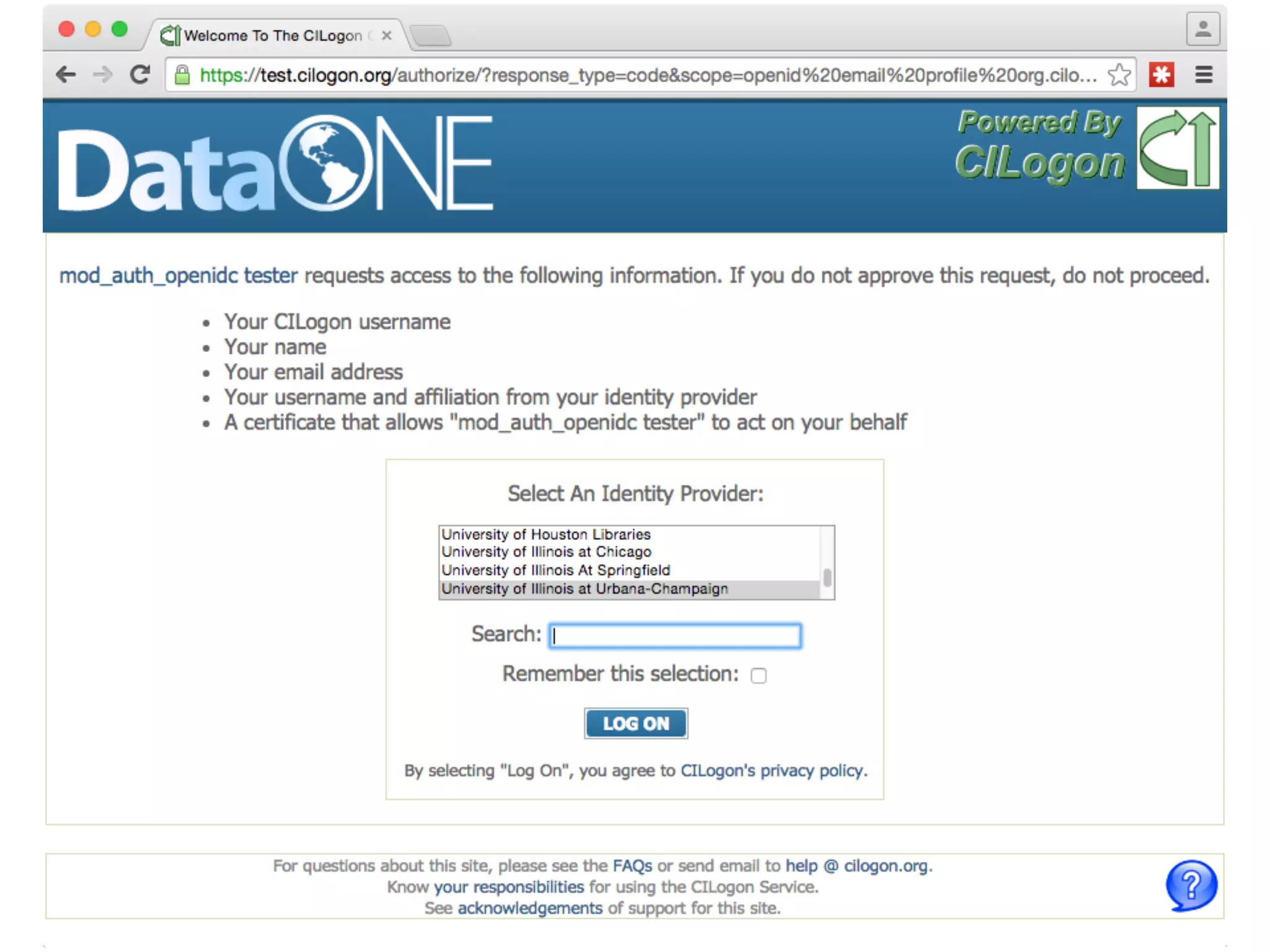 CILogon www.cilogon.org
 
