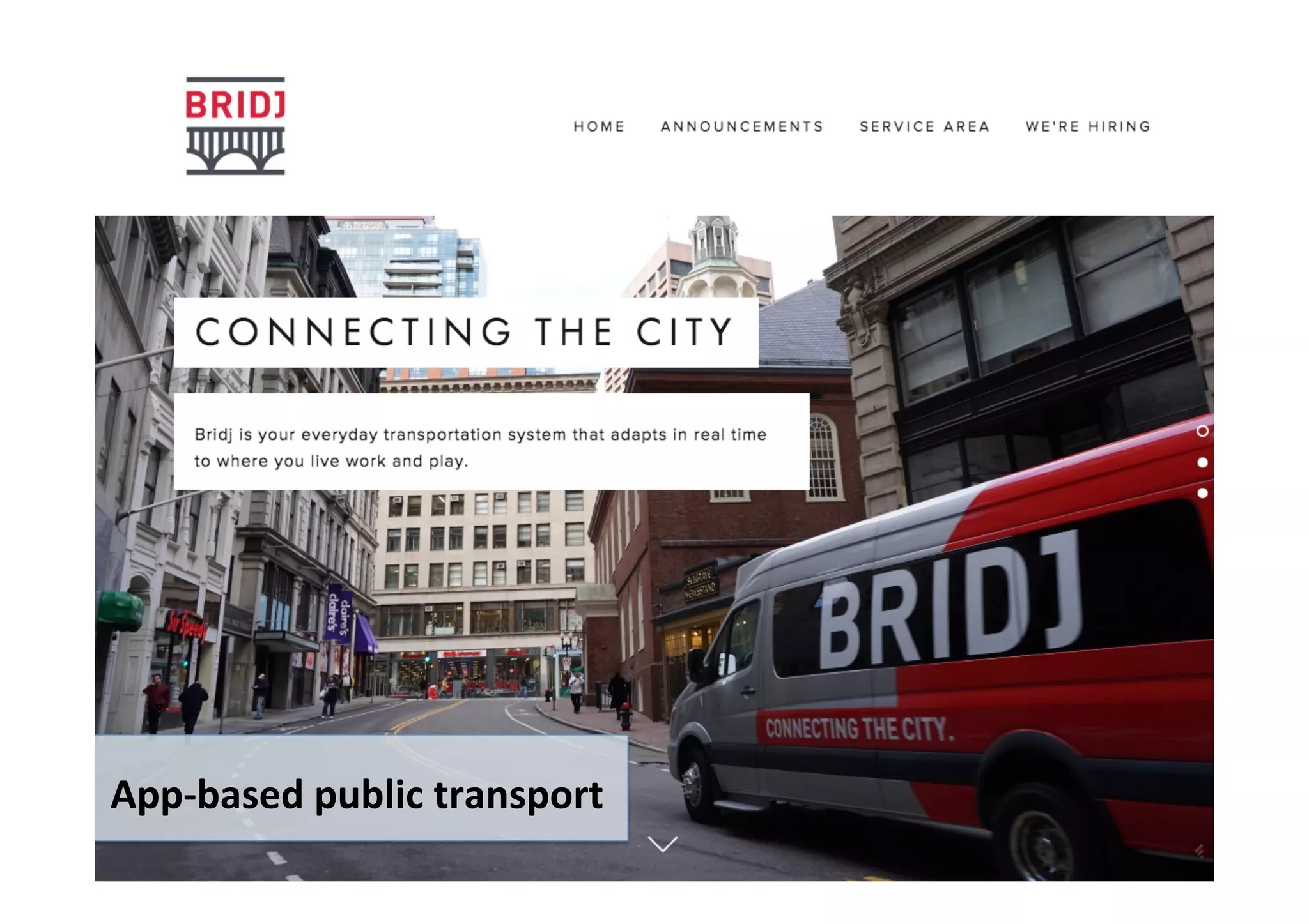 App-­‐based	
  public	
  transport	
  
 