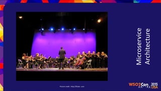 Microservice
Architecture
Picture credit : http://flicker .com
 