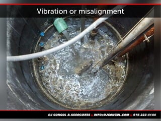 Vibration or misalignment
 