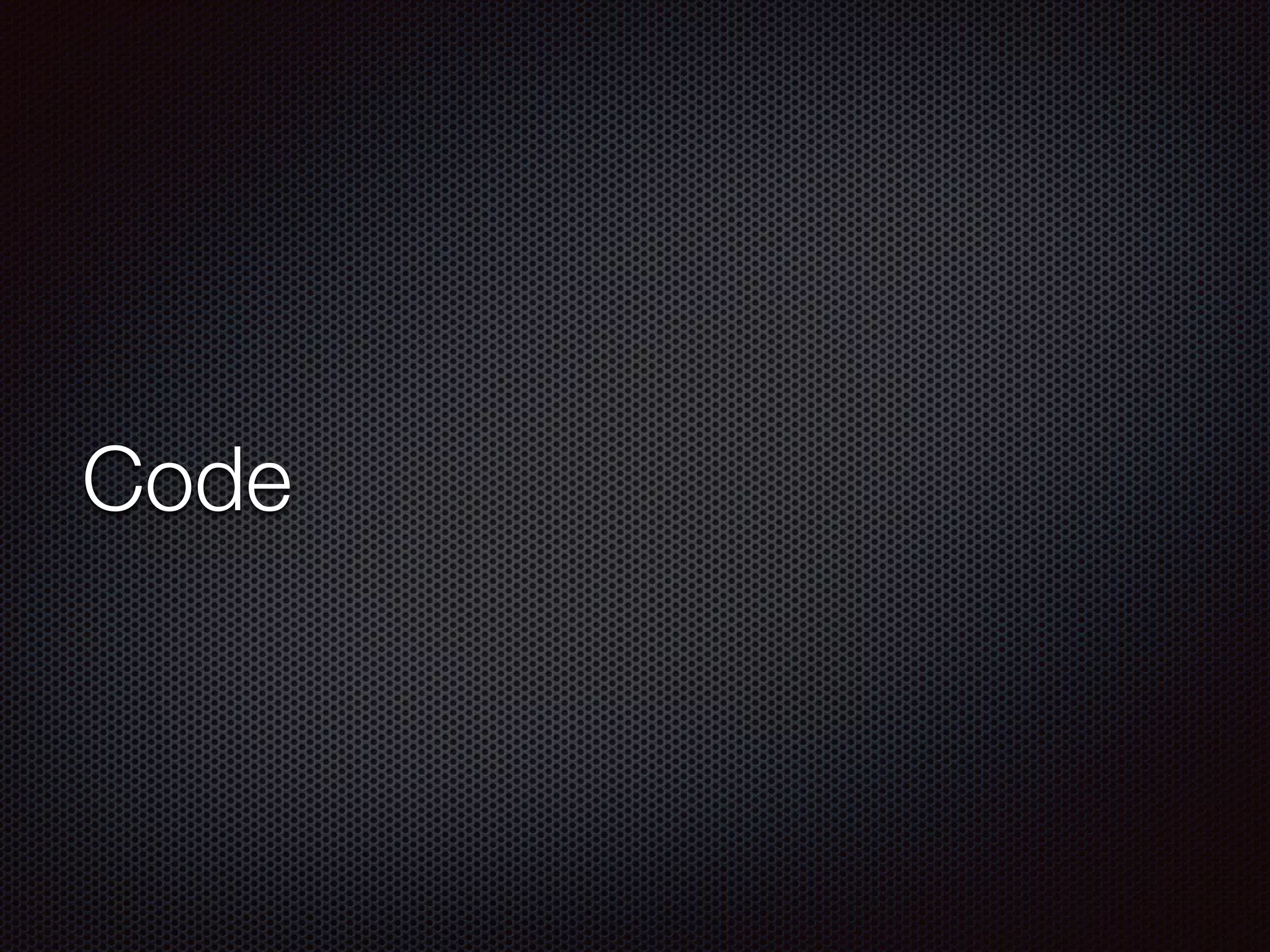 Code
 
