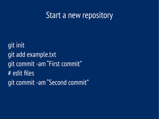 Git and Github workshop | PDF