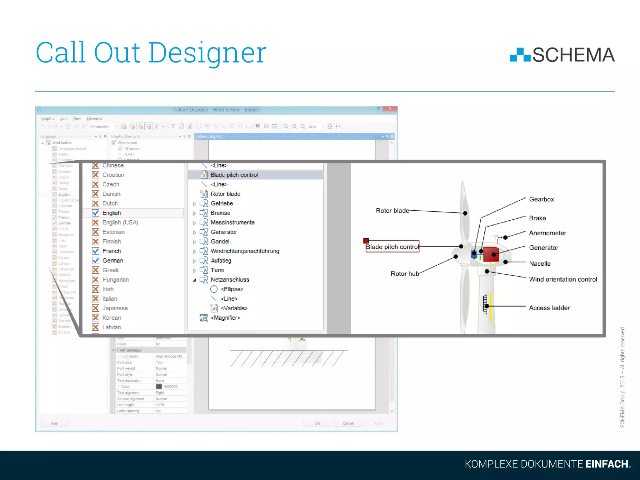 SCHEMAGroup2015–Allrightsreserved
Call Out Designer
 