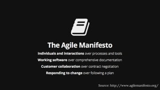 Source: http://www.agilemanifesto.org/
 